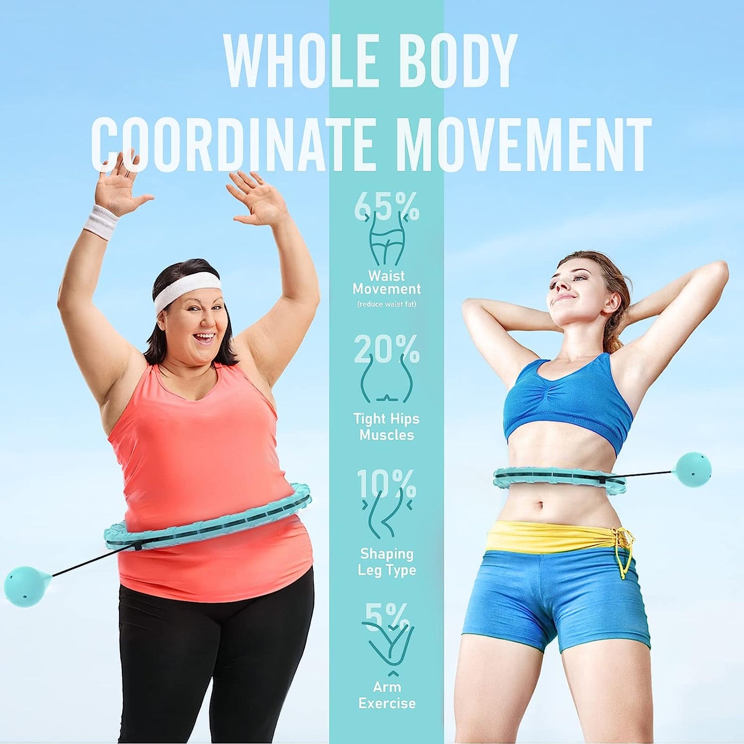 Smart Weighted Fit Hoop- Loss Fast fat burning!-š„