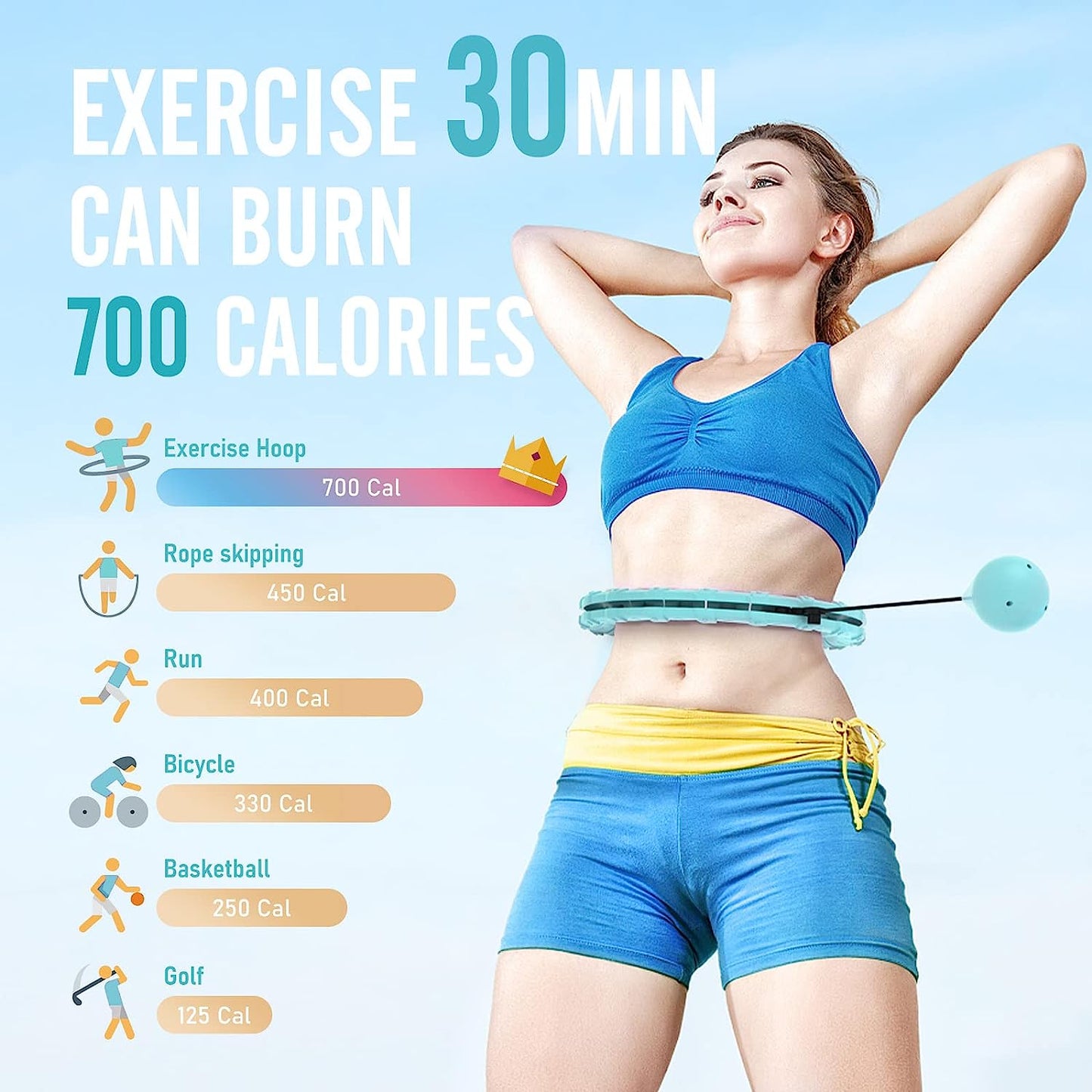 Smart Weighted Fit Hoop- Loss Fast fat burning!-š„