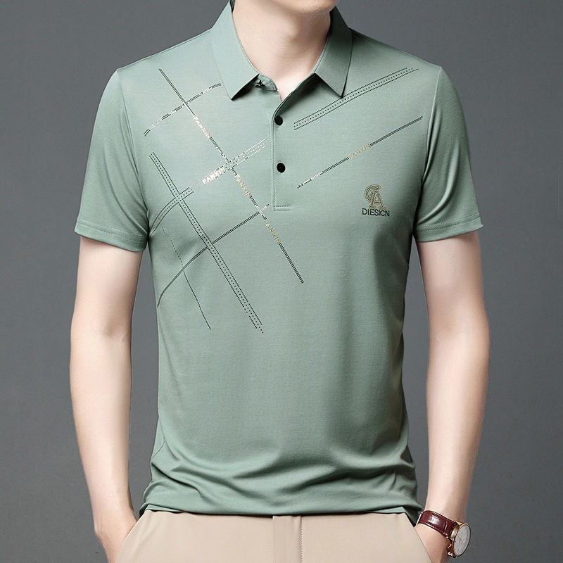 Ice Silk Men Polo Shirt