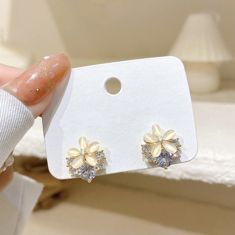 Flower Drop Earrings