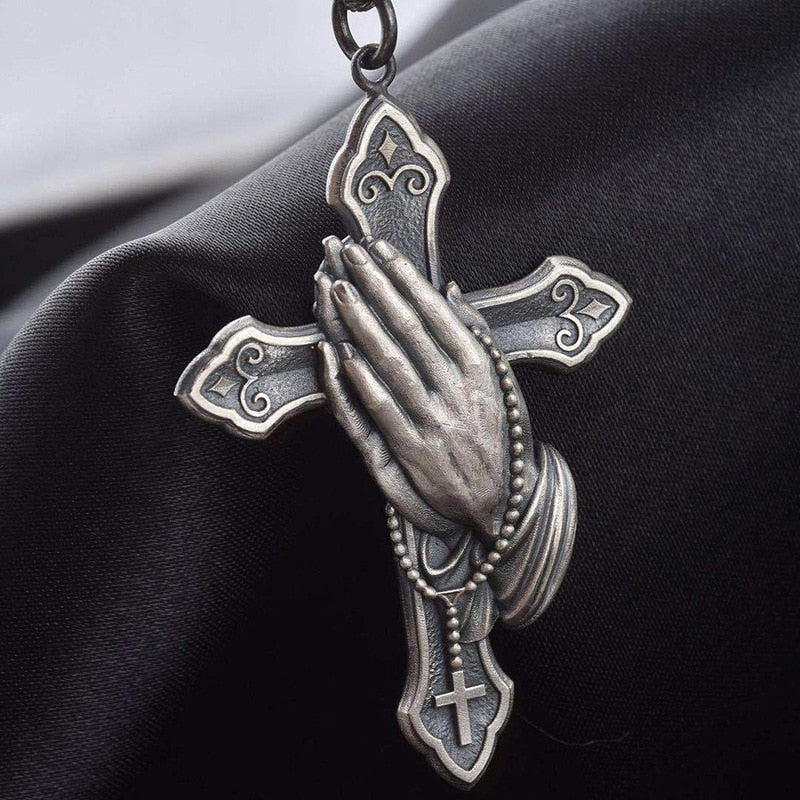 Protection Cross Power Pendant Necklace