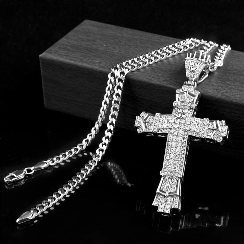 Protection Cross Power Pendant Necklace