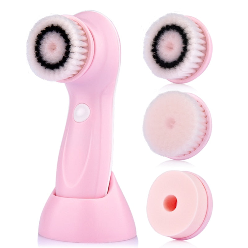 Sonic Facial Cleansing Brush Gentle Exfoliator Deep Cleansing Brush Electric Face Scrubber Wireless Rechargeable