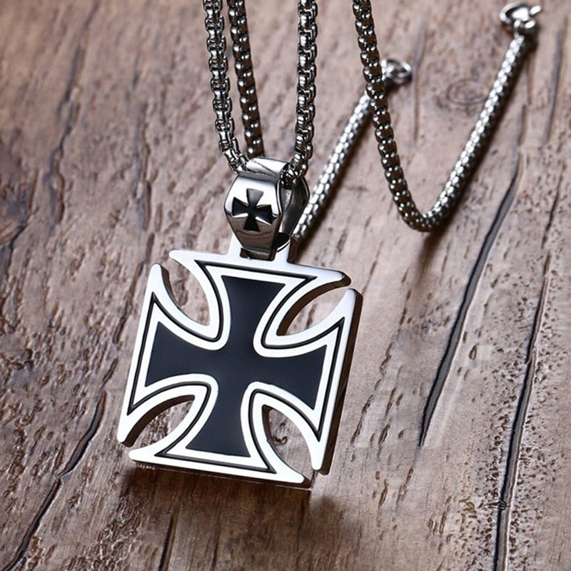 Protection Cross Power Pendant Necklace