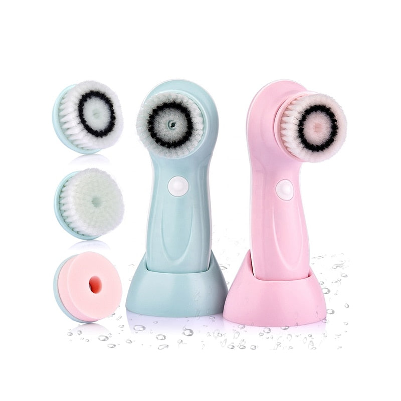 Sonic Facial Cleansing Brush Gentle Exfoliator Deep Cleansing Brush Electric Face Scrubber Wireless Rechargeable