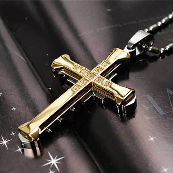 Protection Cross Power Pendant Necklace