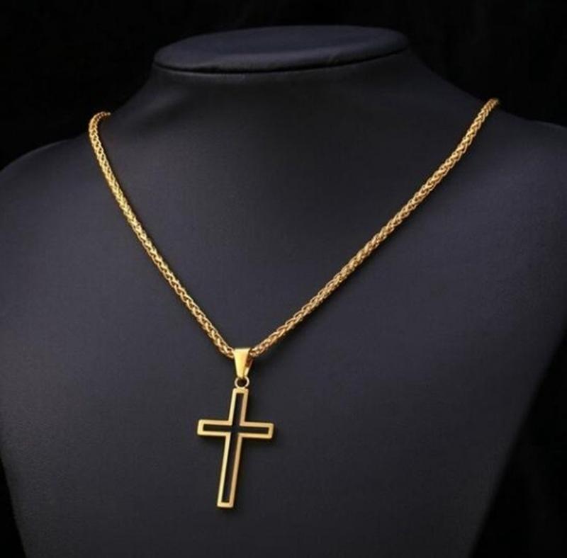 Protection Cross Power Pendant Necklace