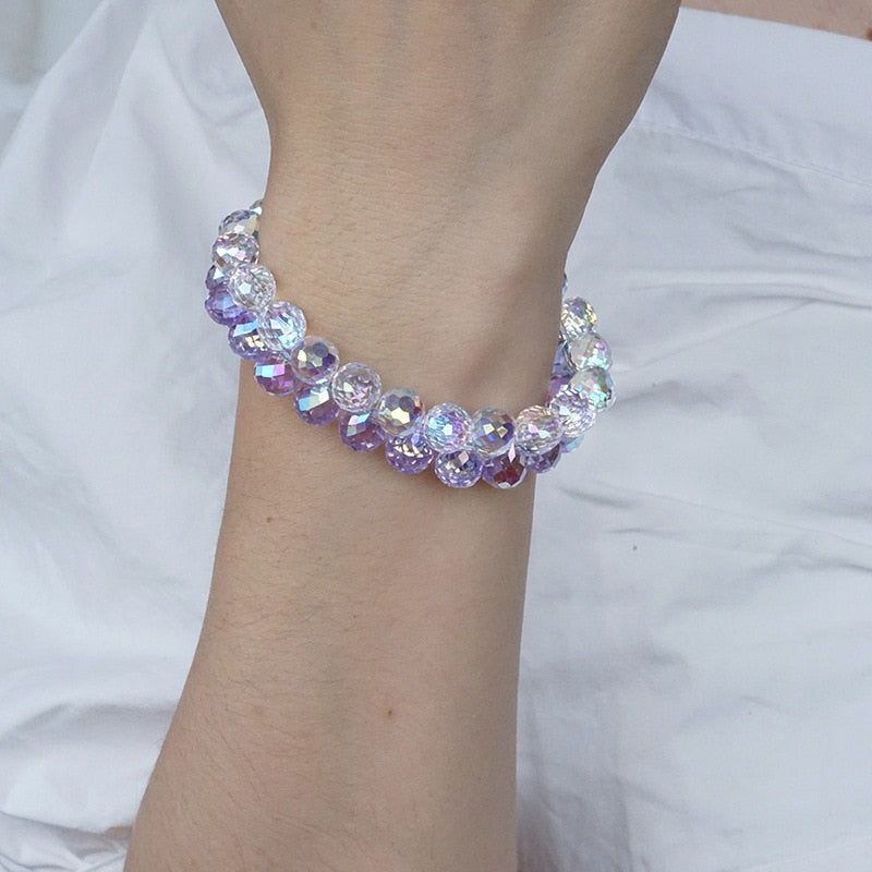 Double Row Crystal bracelet