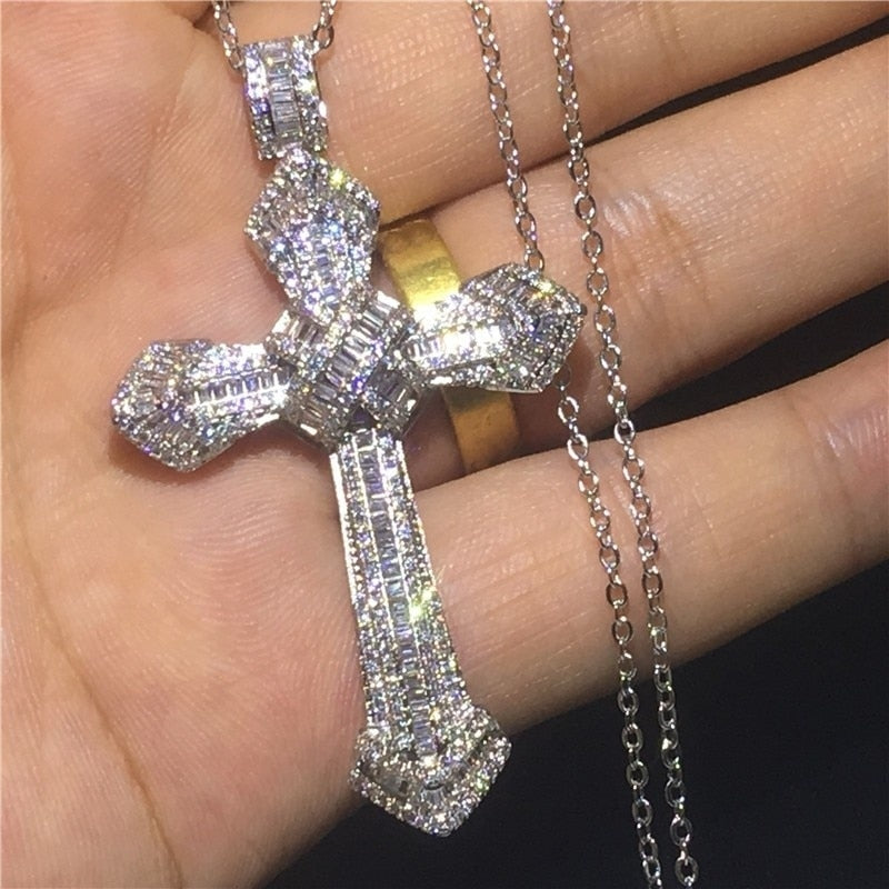 Protection Cross Power Pendant Necklace