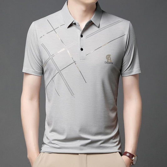 Ice Silk Men Polo Shirt