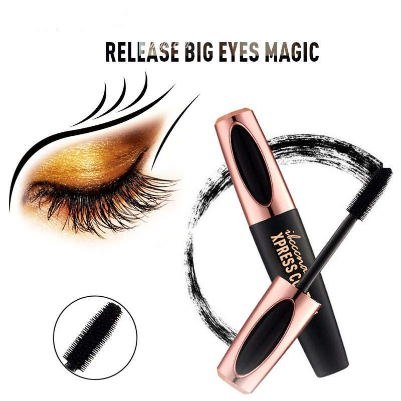 4D Silk Fiber Lash Mascara Curling Makeup Eyelash