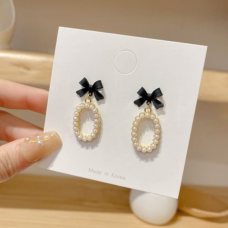 Exquisite Fashion Opal Cat Eye Drop Earring