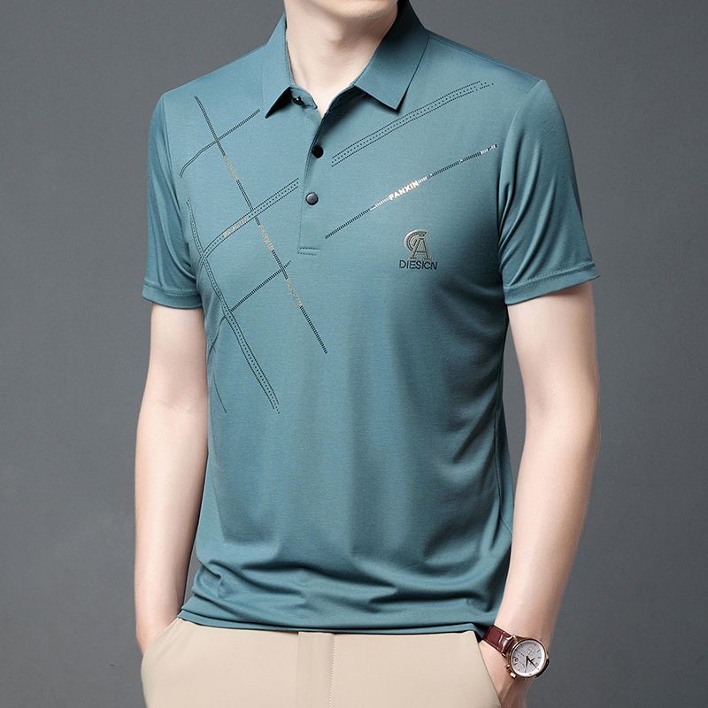 Ice Silk Men Polo Shirt