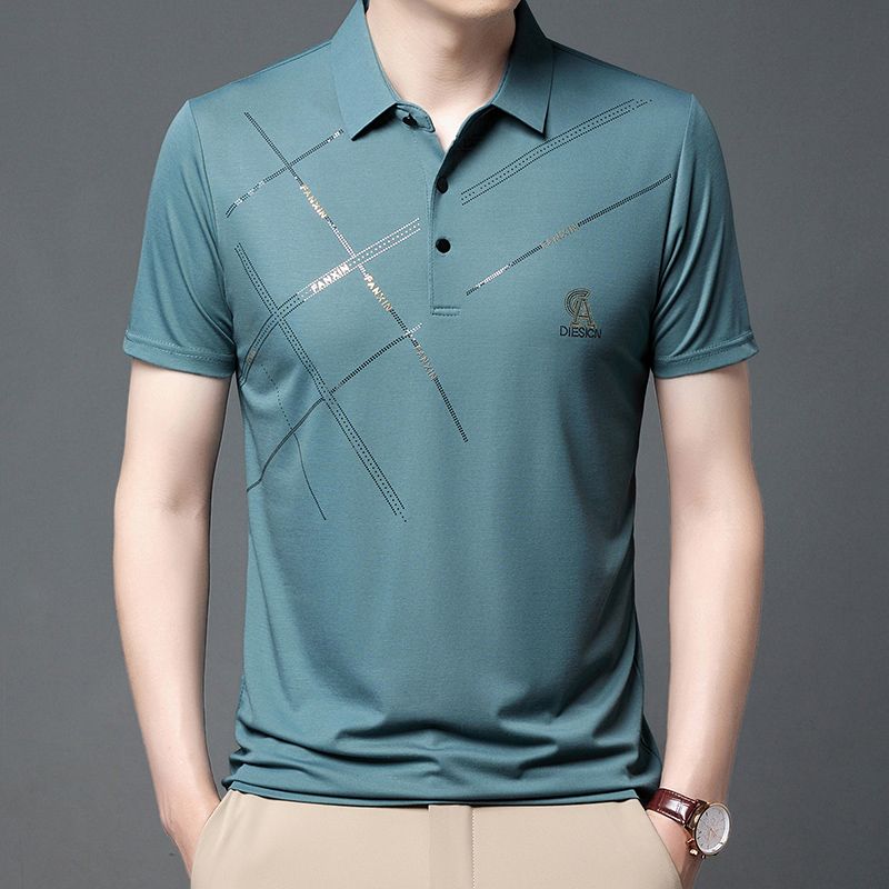 Ice Silk Men Polo Shirt