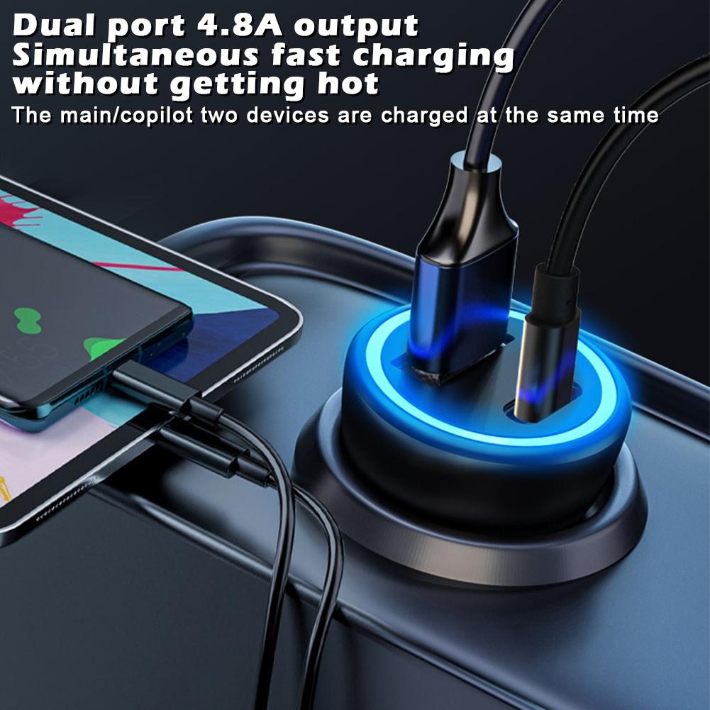 Multi Compatible 100W Fast Charging Car Charger