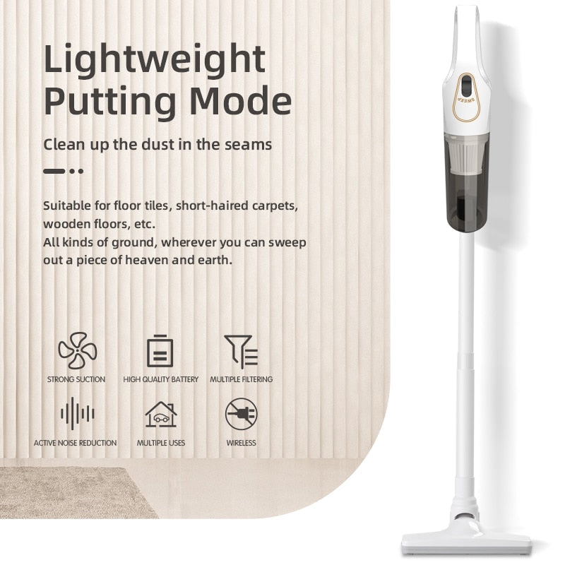 Home wireless high-power vacuum cleaner