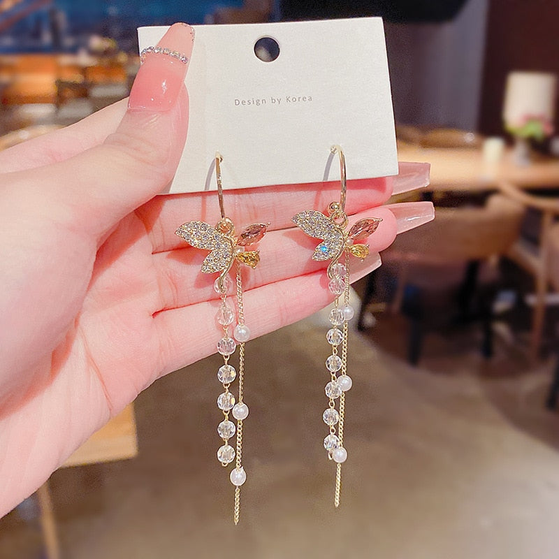 Flower Drop Earrings