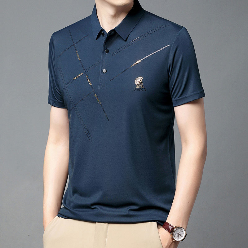 Ice Silk Men Polo Shirt