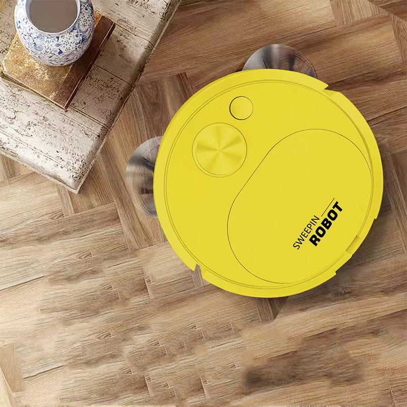 Intelligent sweeping robot suction, sweeping and mopping three in one