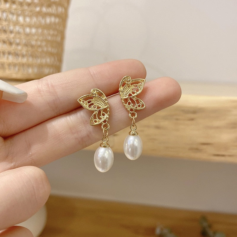 Exquisite Fashion Opal Cat Eye Drop Earring