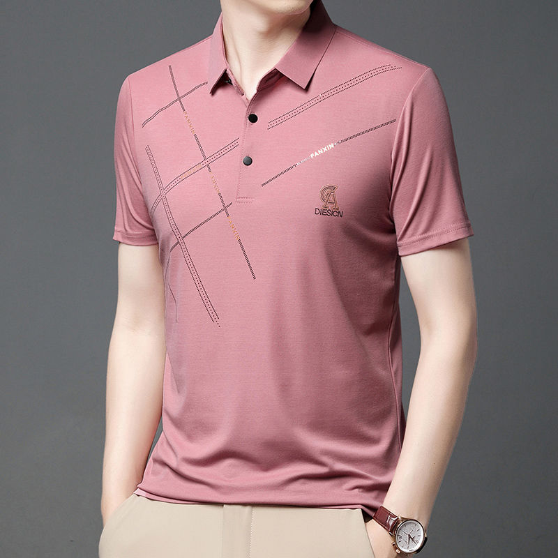 Ice Silk Men Polo Shirt