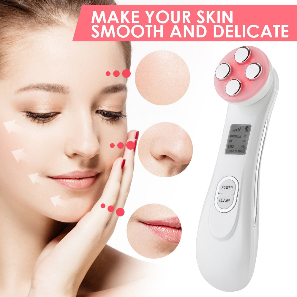 Frequency Facial Beauty + Blackhead Remover + Ultrasoic Skin Scrubber