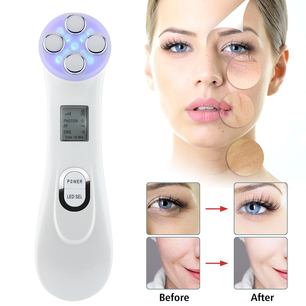 Frequency Facial Beauty + Blackhead Remover + Ultrasoic Skin Scrubber