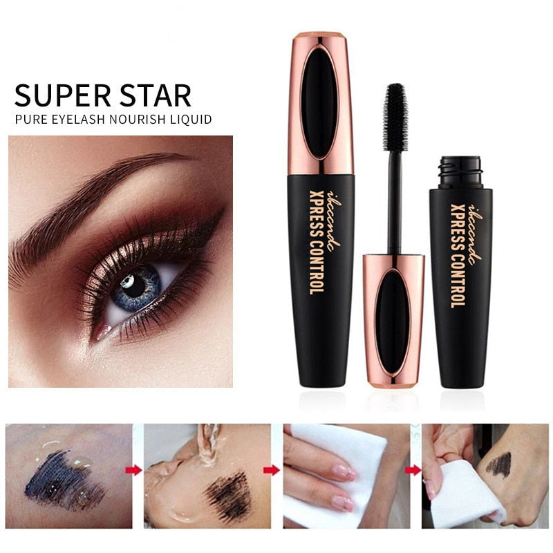 4D Silk Fiber Lash Mascara Curling Makeup Eyelash