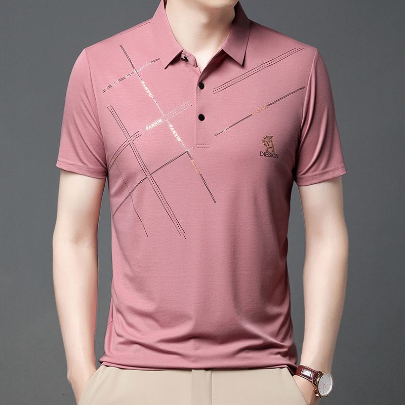 Ice Silk Men Polo Shirt