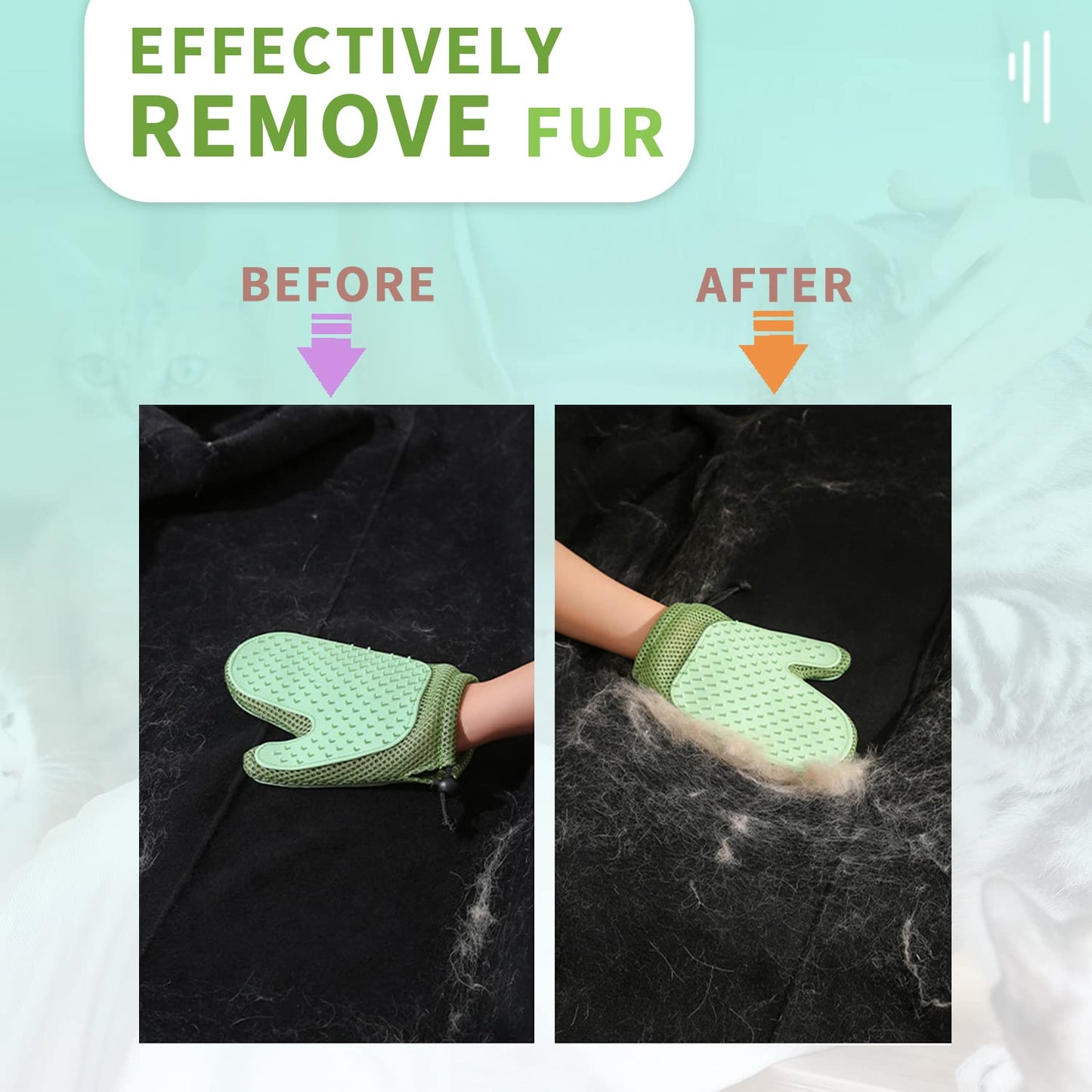 2 in 1 Pet Fur Remover Glove