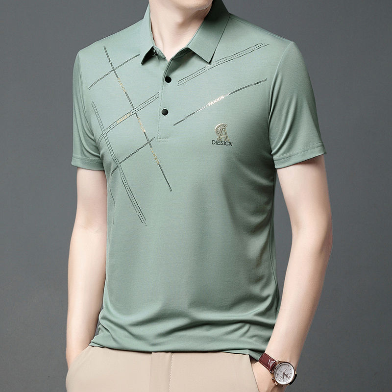 Ice Silk Men Polo Shirt