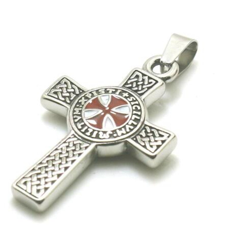 Protection Cross Power Pendant Necklace