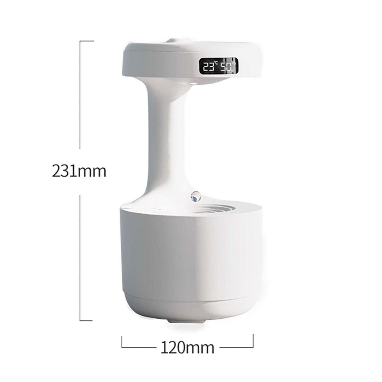 Anti-Gravity Water Droplet Humidifier