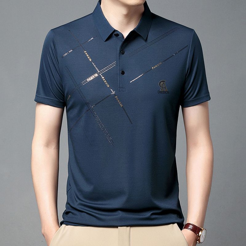 Ice Silk Men Polo Shirt