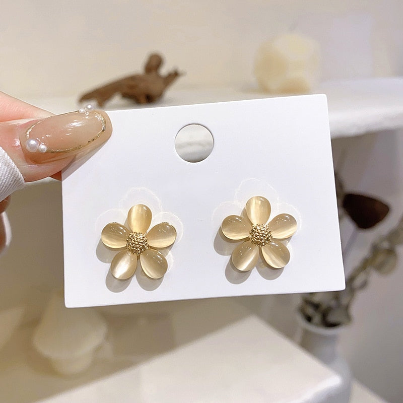 Flower Drop Earrings